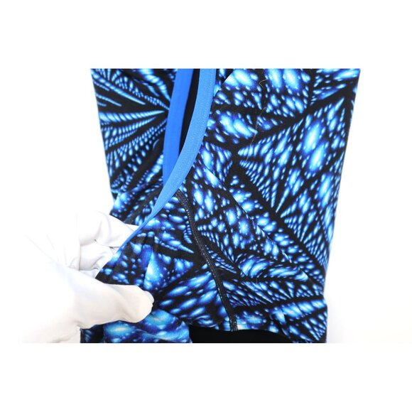 TYR Womens Blue & Black Spider Web One Piece Swimsuit Size 36 Summer Stretch - Picture 11 of 11